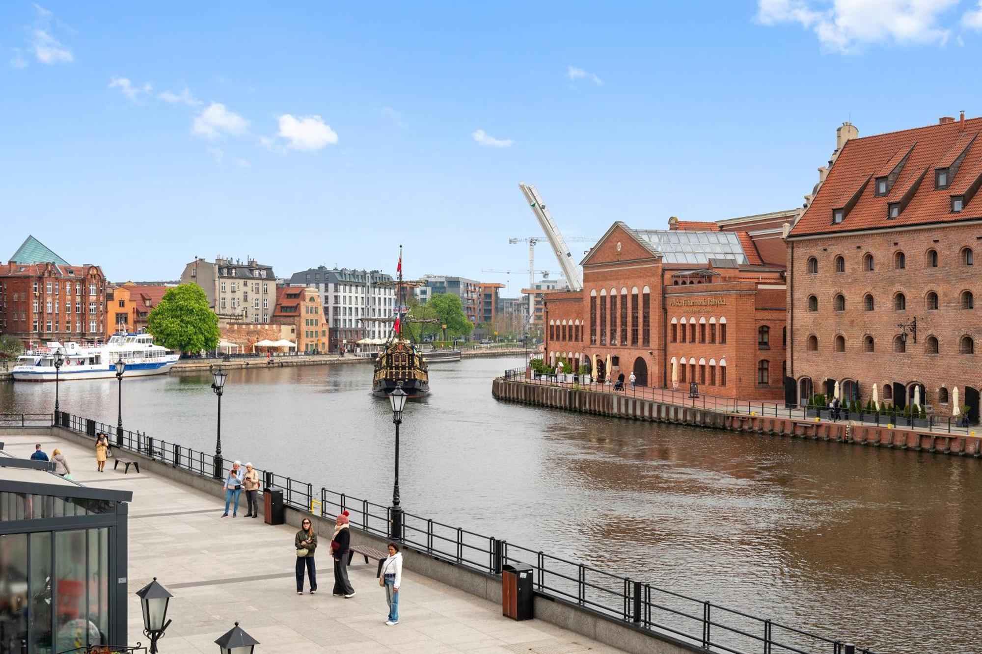 Magical River View By Downtown Apartments Gdańsk Eksteriør billede